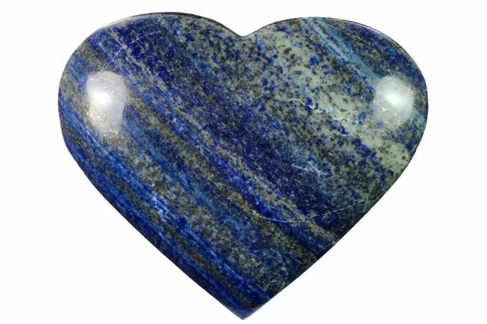 Polished Lapis Lazuli Heart - Pakistan #170947